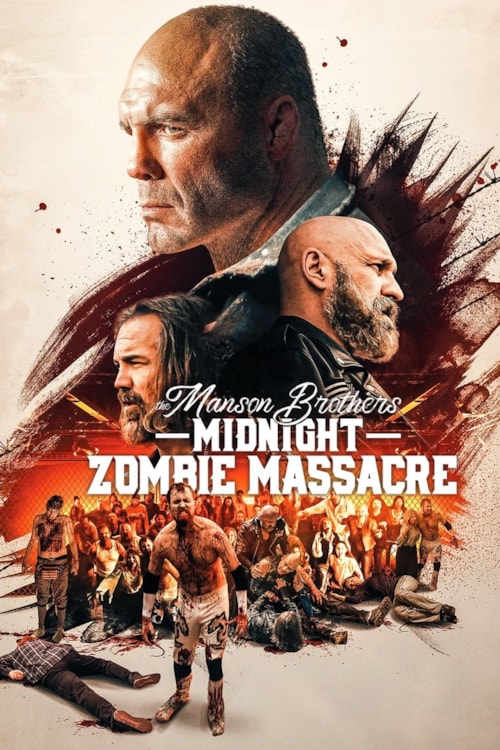 The Manson Brothers Midnight Zombie Massacre poster